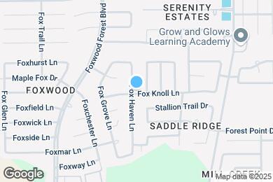 Map image of the property - 20302 Fox Haven Ln