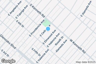 Map image of the property - 704 E Cedar Ave