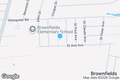 Map image of the property - 11418 St George Dr
