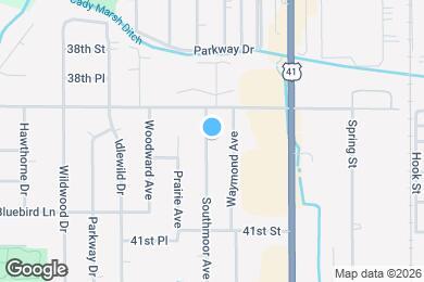 Map image of the property - 9129 Southmoor Ave