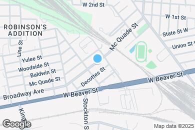 Map image of the property - 1836 Broadway Ave