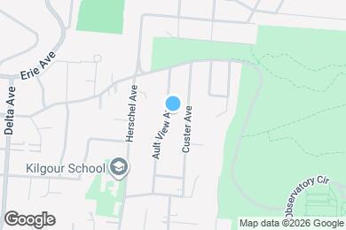 Map image of the property - 3434 Ault View Ave