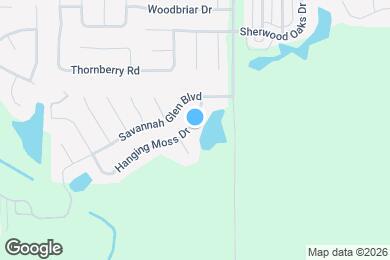 Map image of the property - 4231 Hanging Moss Dr
