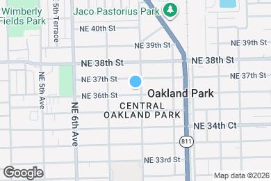 Map image of the property - 981 NE 36th St