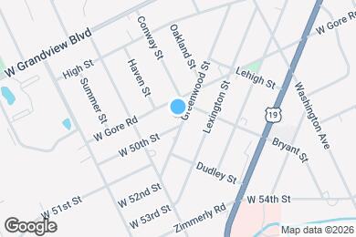 Map image of the property - 4984 Greenwood St
