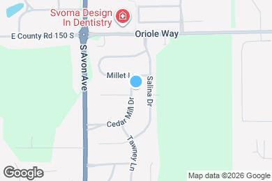 Map image of the property - 1685 Cedar Mill Dr