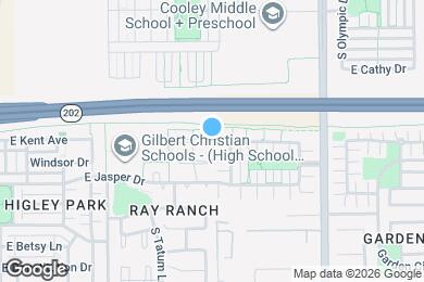 Map image of the property - 1293 S Bridgegate Dr