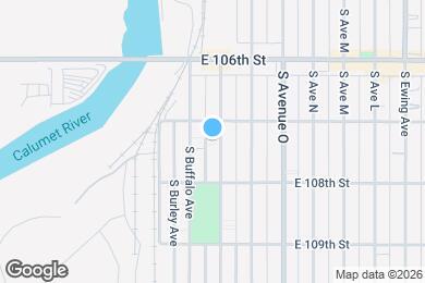 Map image of the property - 10718 S Mackinaw Ave