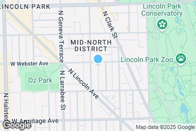 Map image of the property - 447 W Webster Ave