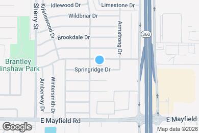 Map image of the property - 2407 Springridge Dr
