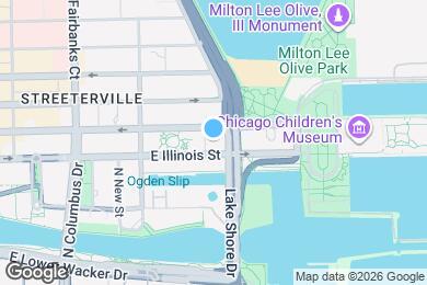 Map image of the property - 516 N Lake Shore Dr