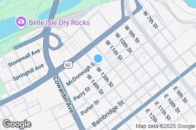 Map image of the property - 1214 McDonough St