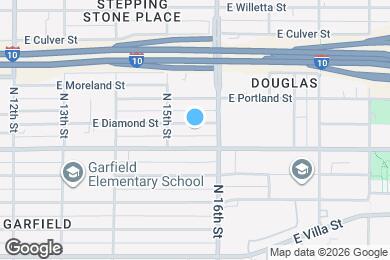 Map image of the property - 1525 E Diamond St