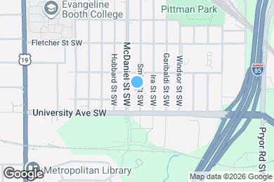Map image of the property - 1159 Smith St SW