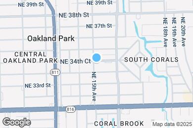 Map image of the property - 3434 NE 15th Ave