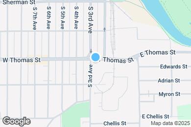 Map image of the property - 211 W Thomas St