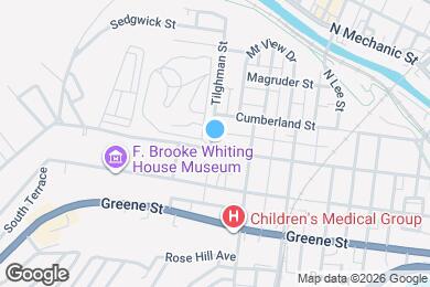 Map image of the property - 527 Fayette St