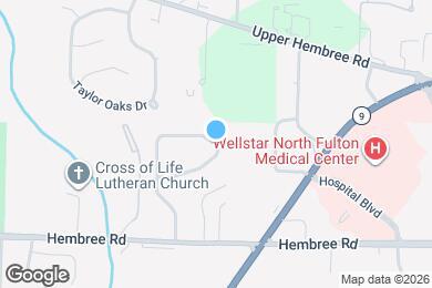 Map image of the property - 390 Hembree Forest Cir