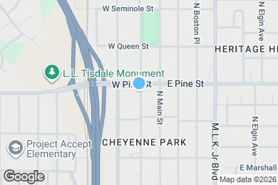 Map image of the property - 1440 N Cheyenne Ave