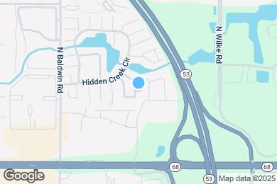 Map image of the property - 1410 N Whispering Springs Cir