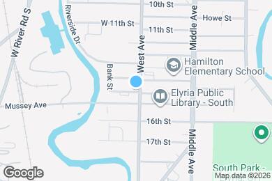 Map image of the property - 1315 West Ave
