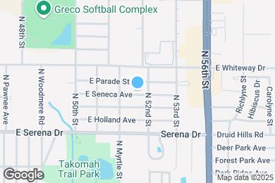 Map image of the property - 5126 E Seneca Ave