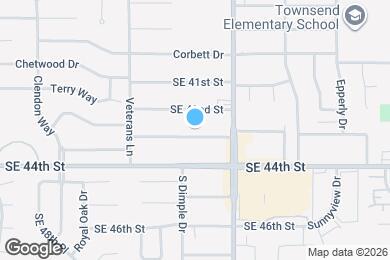 Map image of the property - 4209 SE 43rd St