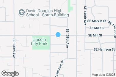 Map image of the property - 13606 SE Mill St