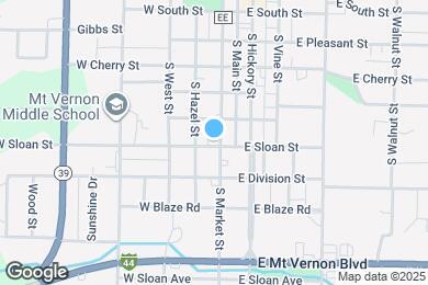 Map image of the property - 719 S Market St