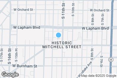 Map image of the property - 1657 S 11th St