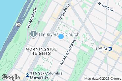 Map image of the property - 530 W 123rd St