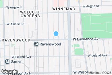 Map image of the property - 4806 N Paulina St