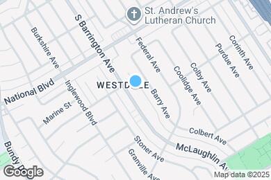 Map image of the property - 3144-3152 S. Barrington Ave in Mar Vista - Has a Pool!