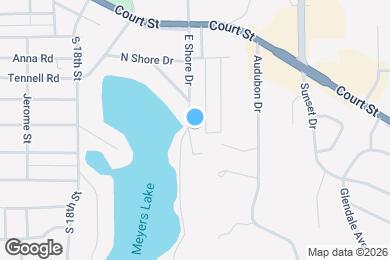 Map image of the property - 730 E Shore Dr