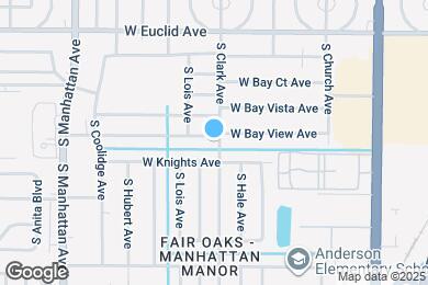 Map image of the property - 4102 W Bay View Ave
