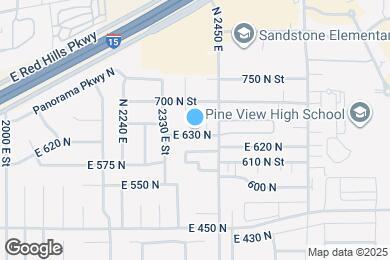 Map image of the property - 2401 E 630 N