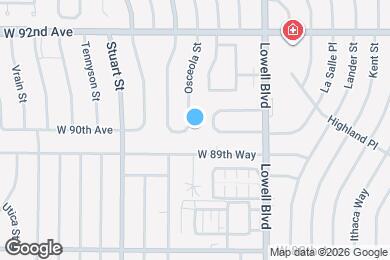 Map image of the property - 9020 Osceola St