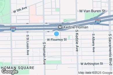 Map image of the property - 3312 W Flournoy St