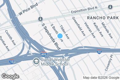 Map image of the property - 2611 S Bentley Ave
