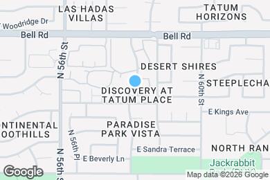 Map image of the property - 5704 E Aire Libre Ave