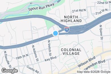 Map image of the property - 2136 Langston Blvd