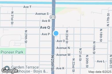 Map image of the property - 1610 N 25th St