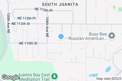 Map image of the property - 10444 NE 110th St