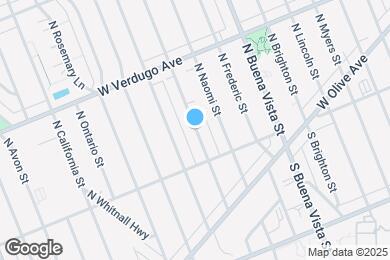 Map image of the property - 263 N Florence St