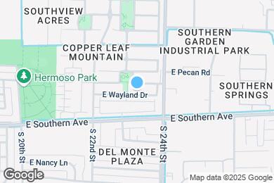 Map image of the property - 2316 E Wayland Dr