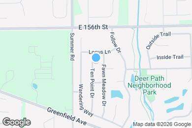 Map image of the property - 15442 Ten Point Dr