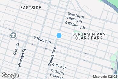 Map image of the property - 1101 E Duffy St