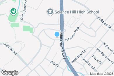 Map image of the property - 502 N Gilmer Park