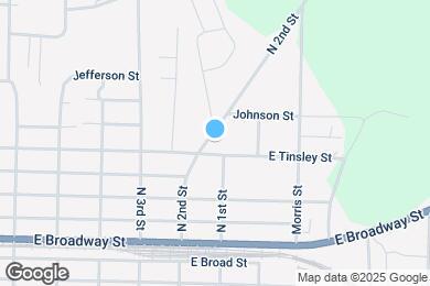 Map image of the property - 416 N 2nd St