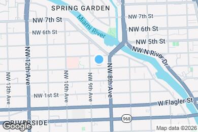 Map image of the property - 843 NW 3rd St